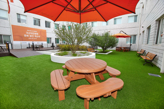 H 라운지 전경. <한화디펜스 제공>